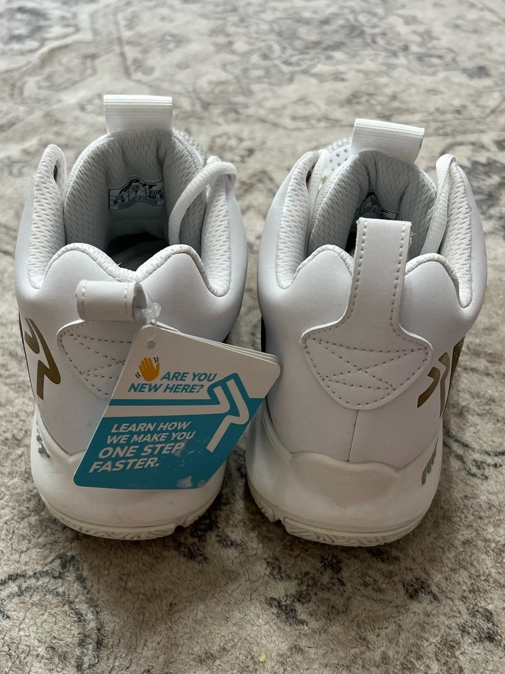 RIP-IT Women's SwiftStep Future Volleyball Court Shoes White Gold